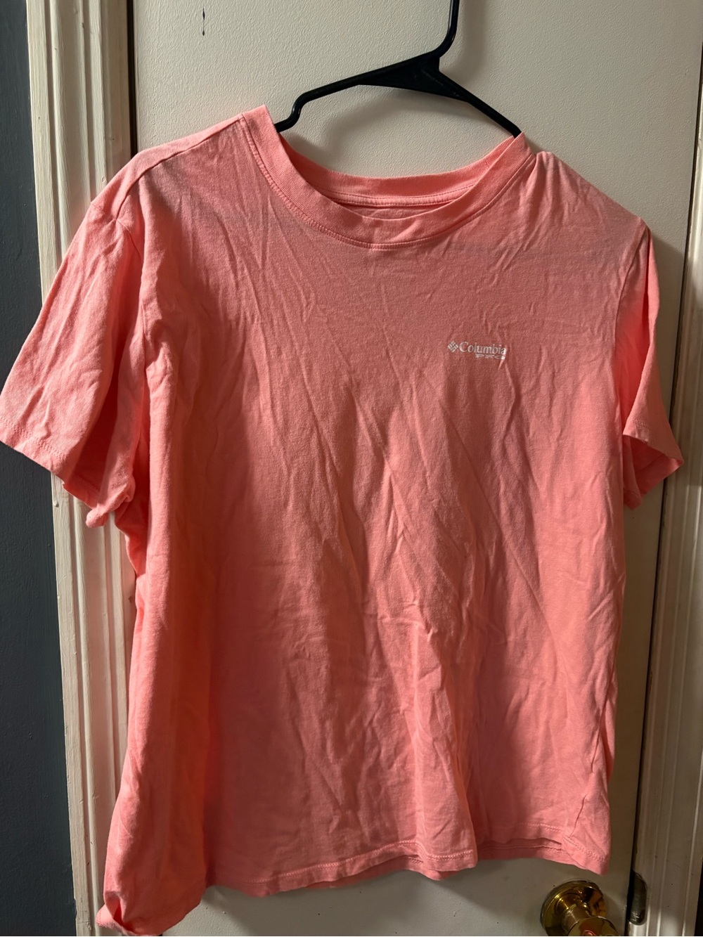 Columbia PFG Coral Pink Short Sleeve Women's Tee